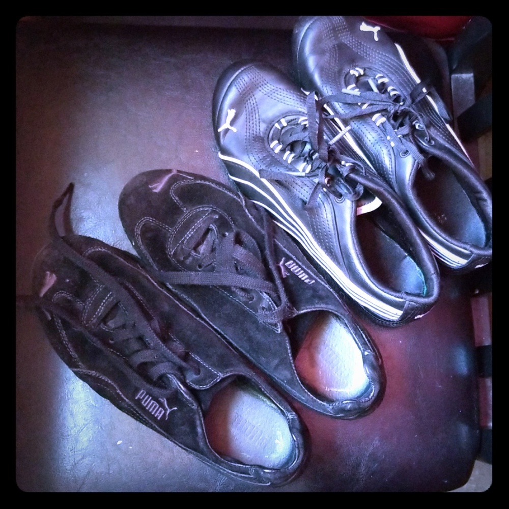Black Puma Sneakers